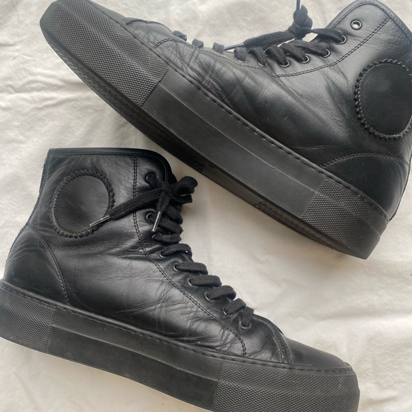 Woman by Common Projects Tournament High Sneakers - Picture 4 of 6